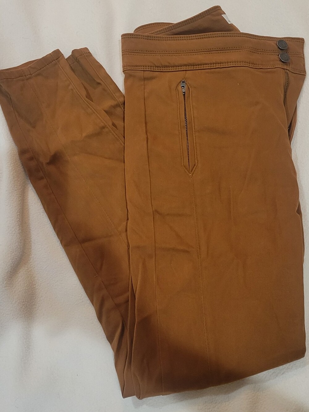 LOFT Skinny Pants in Warm Tan